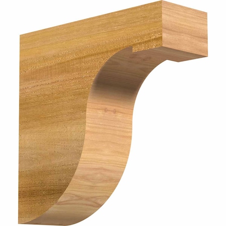 Ekena Millwork Del Monte Rough Sawn Rafter Tail, Western Red Cedar, 4"W x 12"H x 12"L RFT04X12X12DEL00RWR